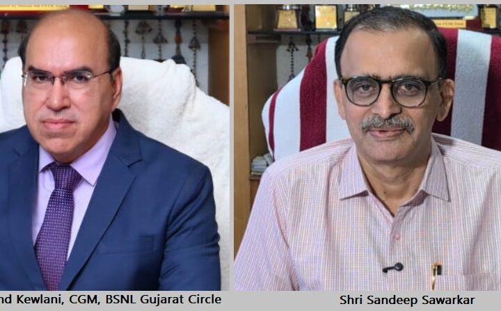 BSNL गुजरात ने श्री संदीप सावरकर को दी भावभीनी विदाई, श्री गोविंद केवलानी का किया हार्दिक स्वागत