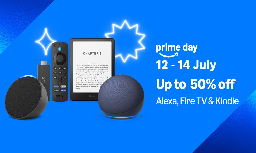 Amazon प्राइम डे 2025: Alexa, Fire TV और Kindle Paperwhite के साथ Echo स्मार्ट स्पीकर पर 50% तक की छूट